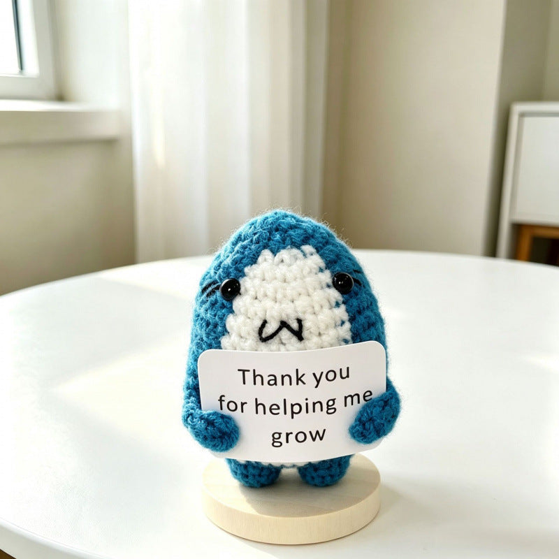 Handmade Crochet Animal Figurine Desk Ornament Home Decor