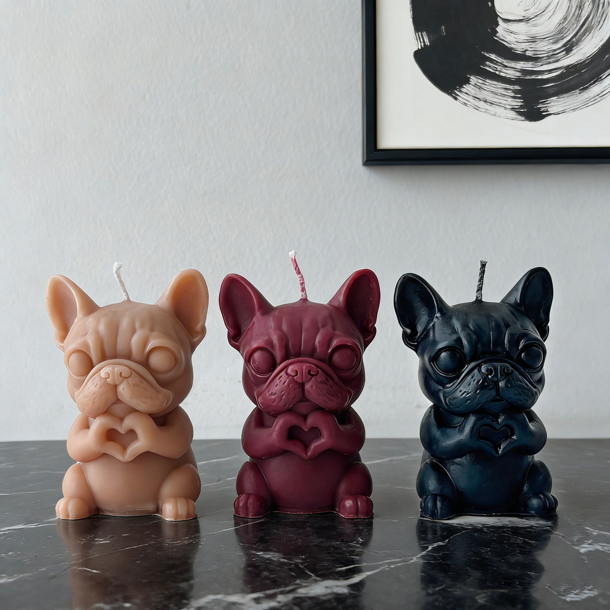 Cute Frog Turtle Dog Candle Decorative Soy Wax Blend Candle