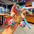 World Cup Soccer Keychain Trophy Ball Keyring Gift