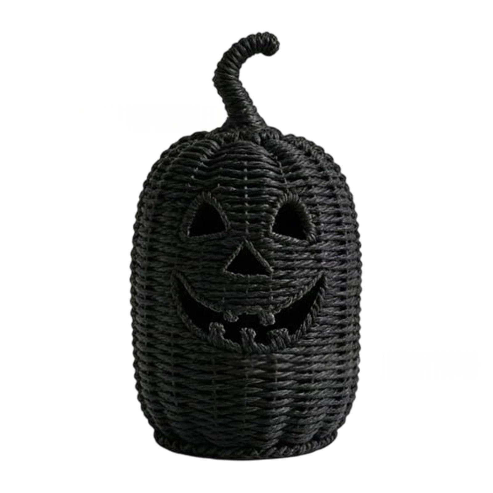 Halloween Resin Pumpkin Lantern Tabletop Decor