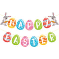Easter Bunny Egg Banner Happy Easter Party Decor