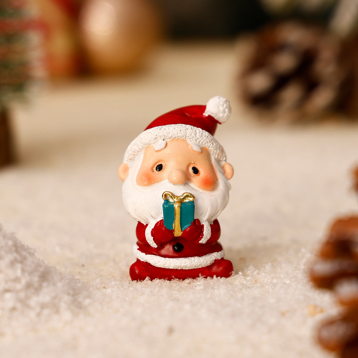 Christmas Resin Tabletop Decor Santa Tree Reindeer Holiday Figurine