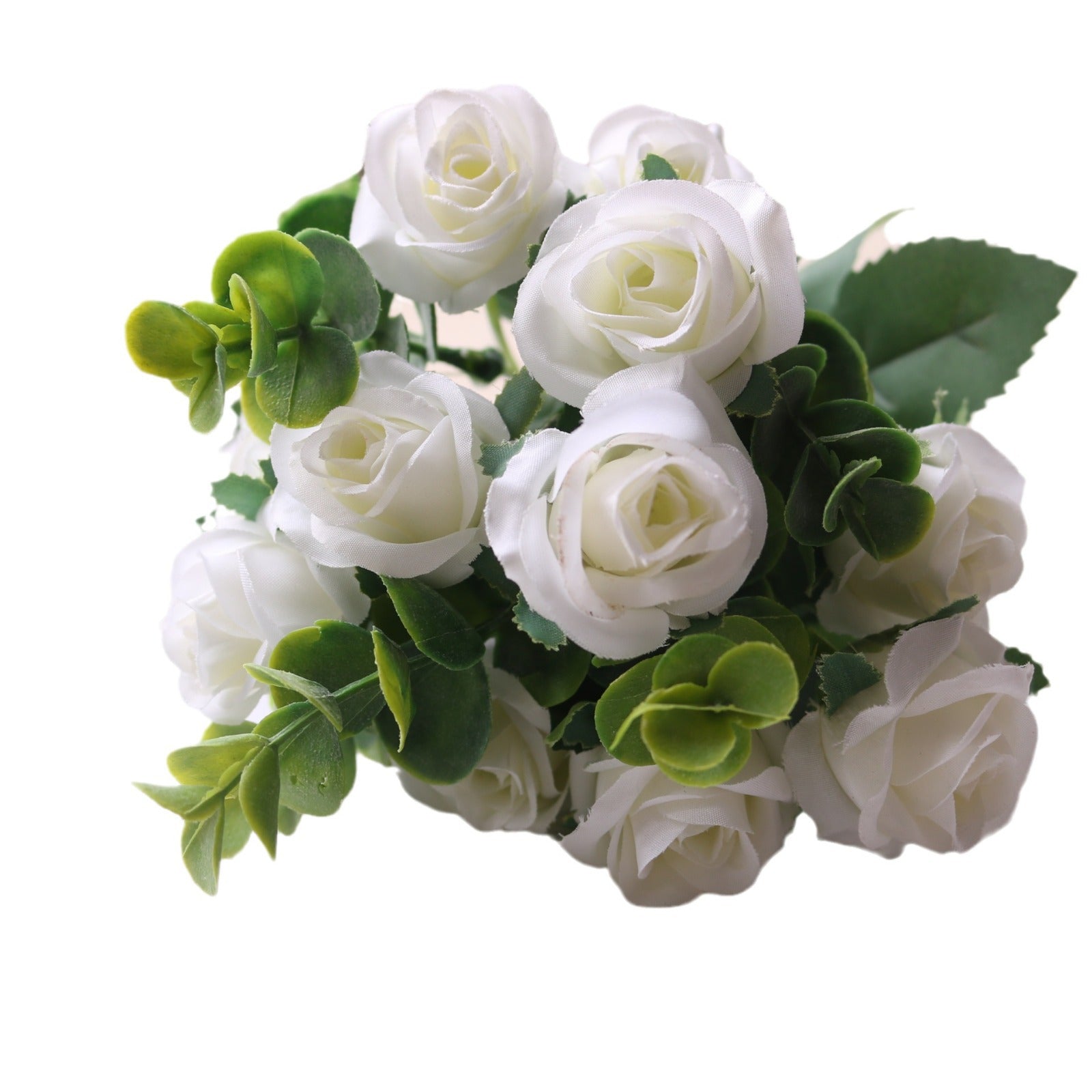 Valentine Eucalyptus Rose Faux Bouquet for Home Decor
