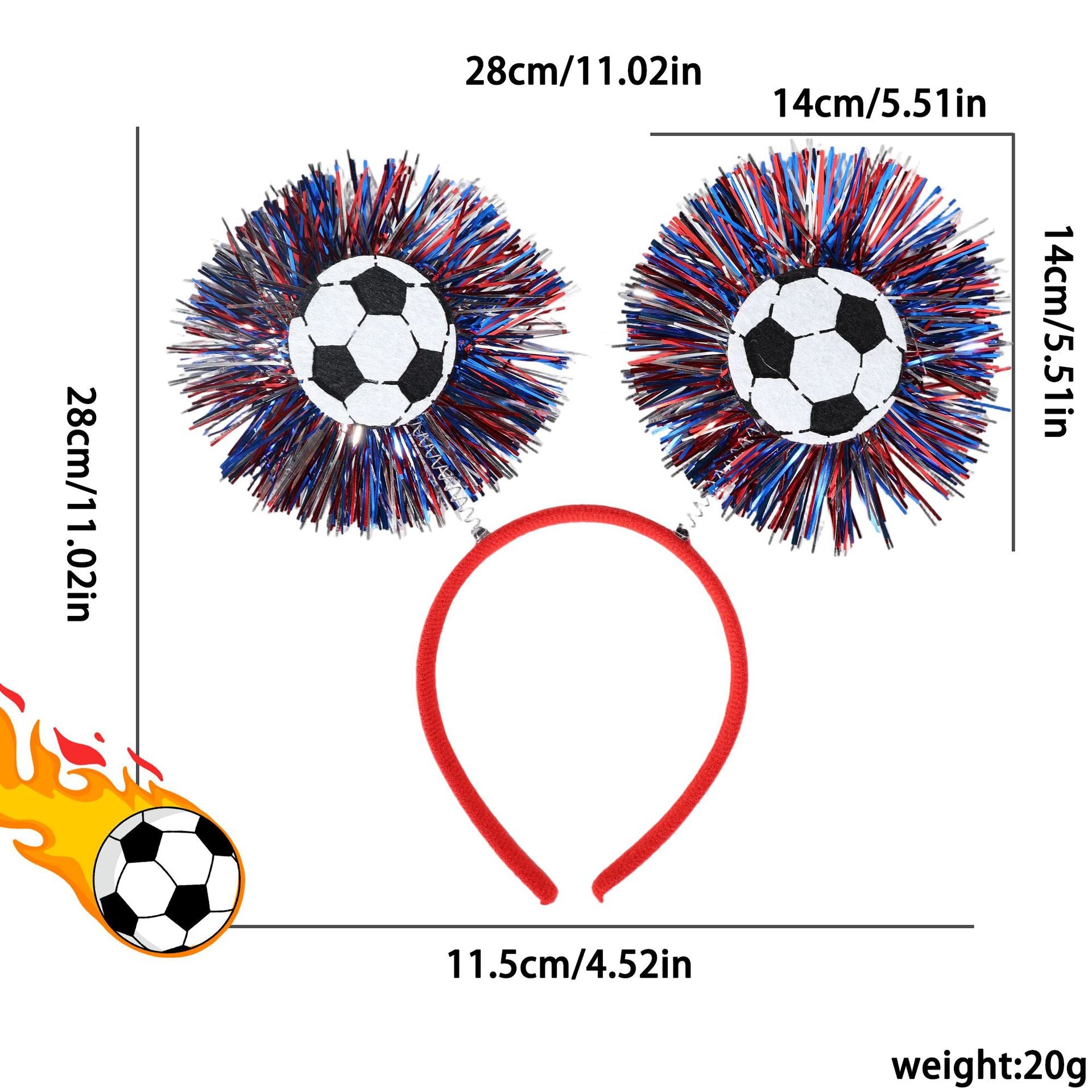 World Cup Football Headband Soccer Fan Party Accessory
