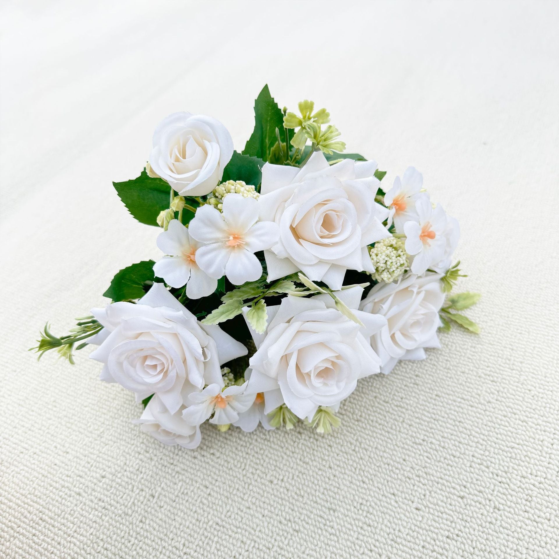 Valentine’s Day Romantic Faux Rose Bouquet Home Decor Gift
