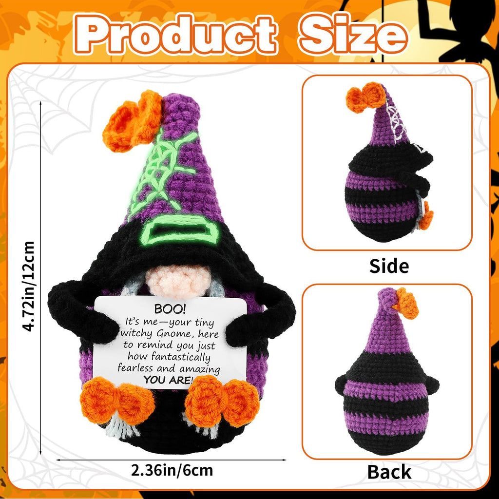 Handmade Crochet Gnome Plush Seasonal Gift Decor