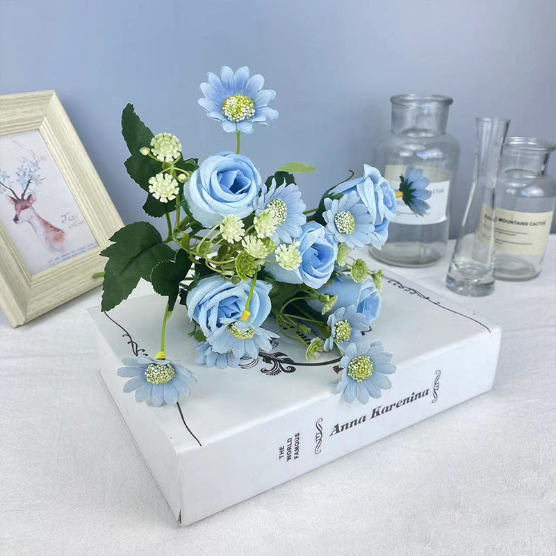 Valentine’s Day Faux Rose Bud Bouquet for Home Wedding Decor