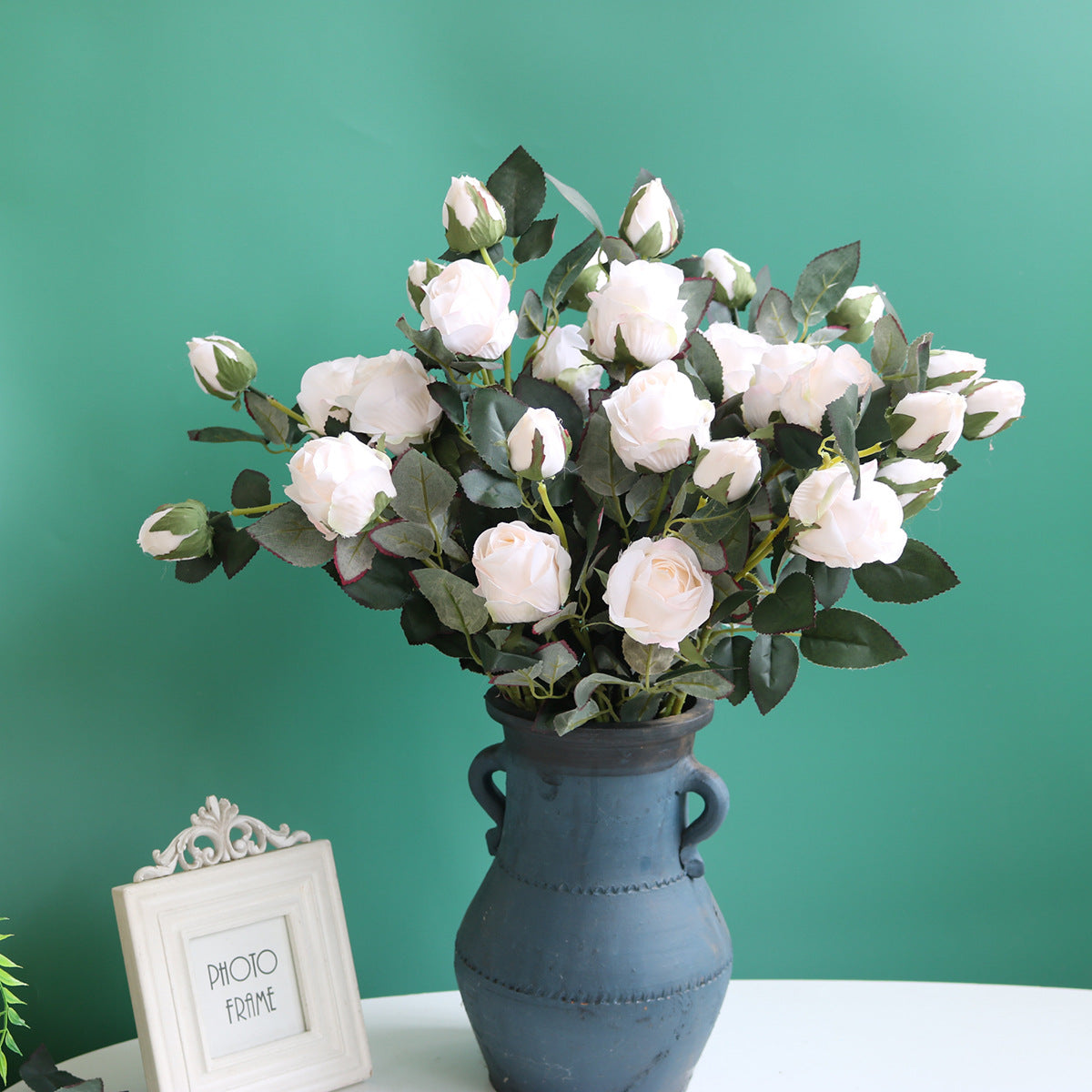 Vintage Faux Rose Bouquet for Valentine’s Home Decor