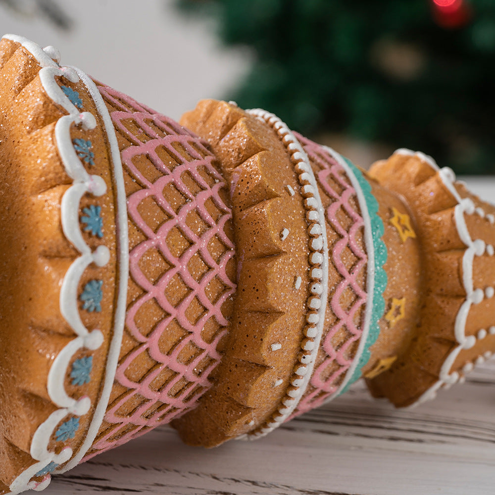 Gingerbread Christmas Tree Tabletop Holiday Decor