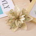 Christmas Artificial Flower Heads Holiday Tree Decor
