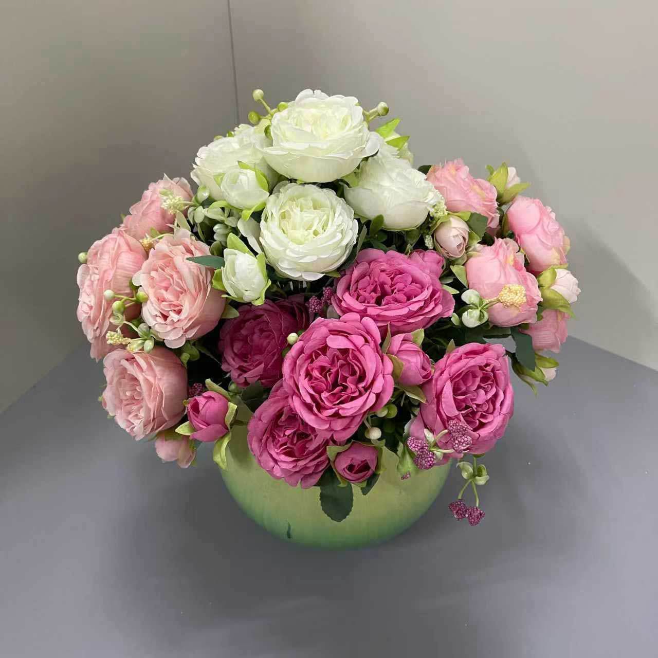 Valentine’s Day Faux Rose Bouquet for Home Wedding Decor