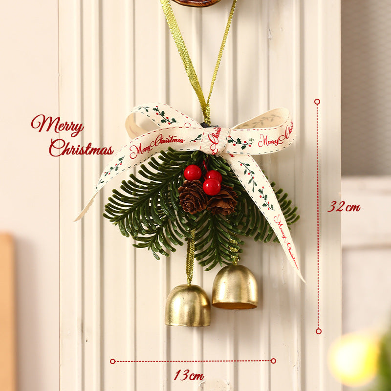 Christmas Hanging Bell Ornament Holiday Door Tree Decor