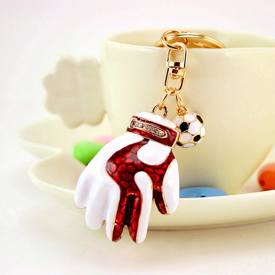Soccer Ball Keychain Football Bag Charm Pendant