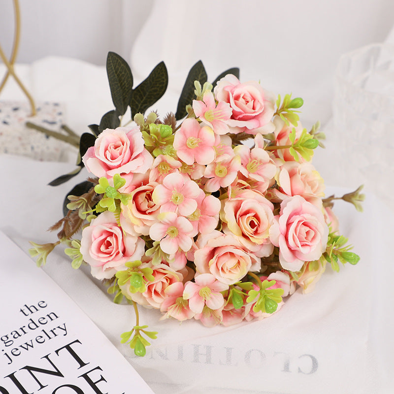 Valentine’s Day Polka Dot Hydrangea Rose Artificial Bouquet