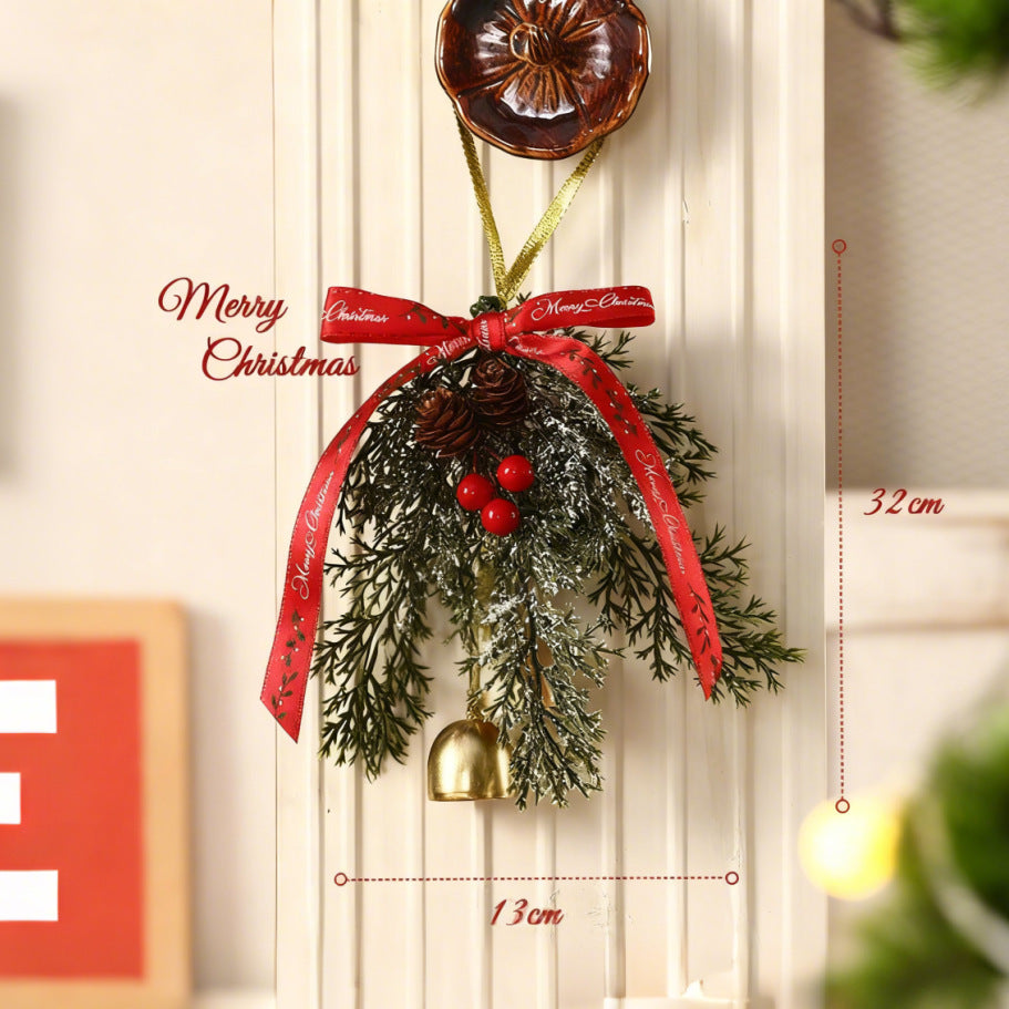 Christmas Hanging Bell Ornament Holiday Door Tree Decor