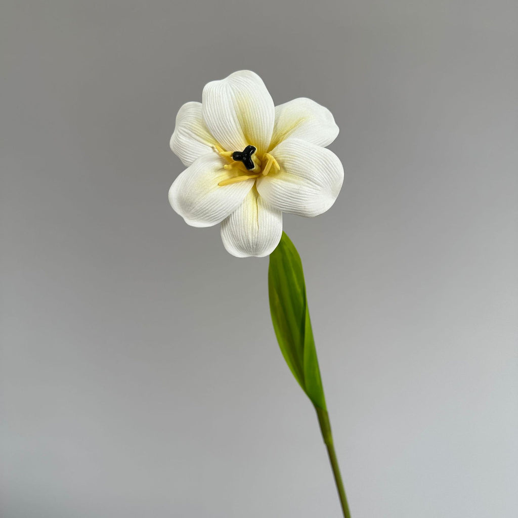 PU Faux Tulip Flower Stem Artificial Floral Home Decor
