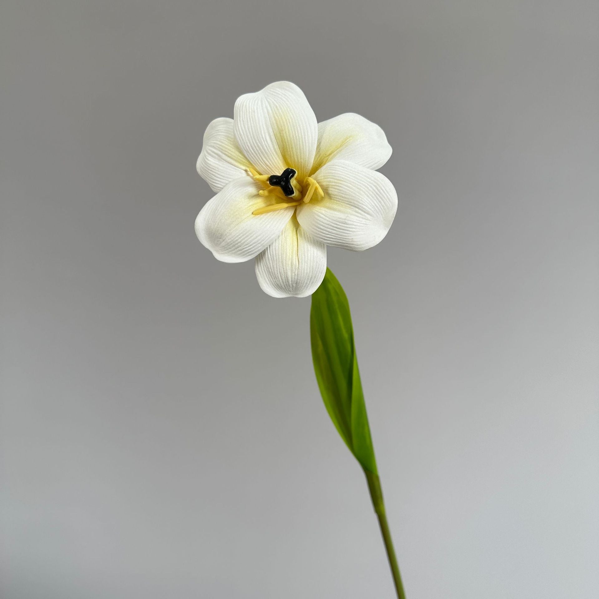 PU Faux Tulip Flower Stem Artificial Floral Home Decor