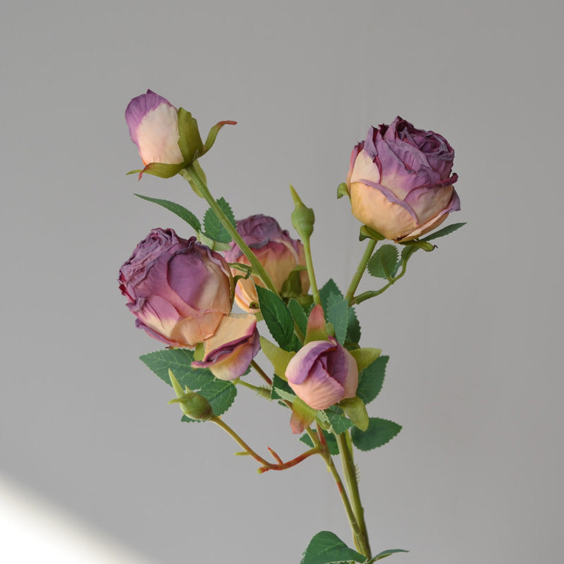 Valentine’s Day Faux Rose Bouquet Silk Flowers Home Decor