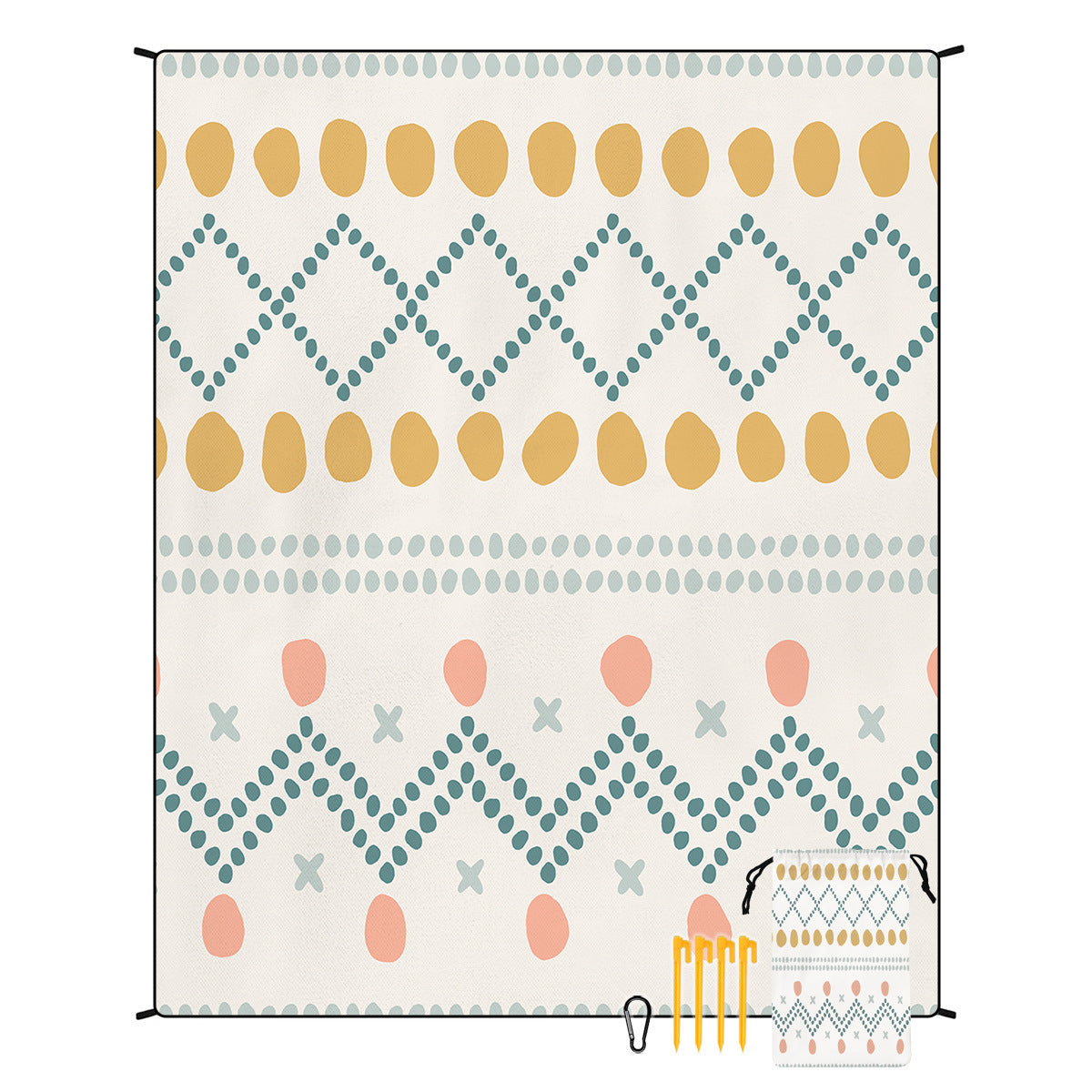 Boho Outdoor Beach Picnic Mat Large Waterproof Ground Sheet