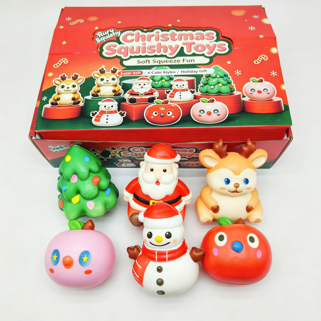Christmas Slow Rising Squishy Toy PU Fidget Stress Relief Gift