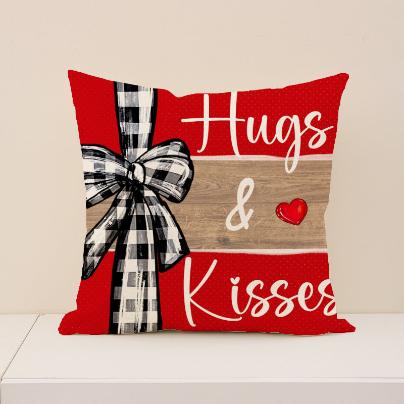 Valentine Farmhouse Heart Pillow Covers Love Truck Decor