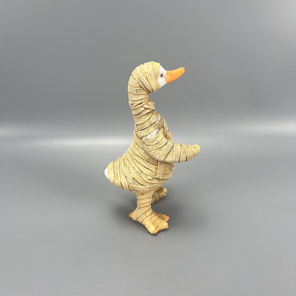 Resin Halloween Duck Figurine Seasonal Tabletop Decor