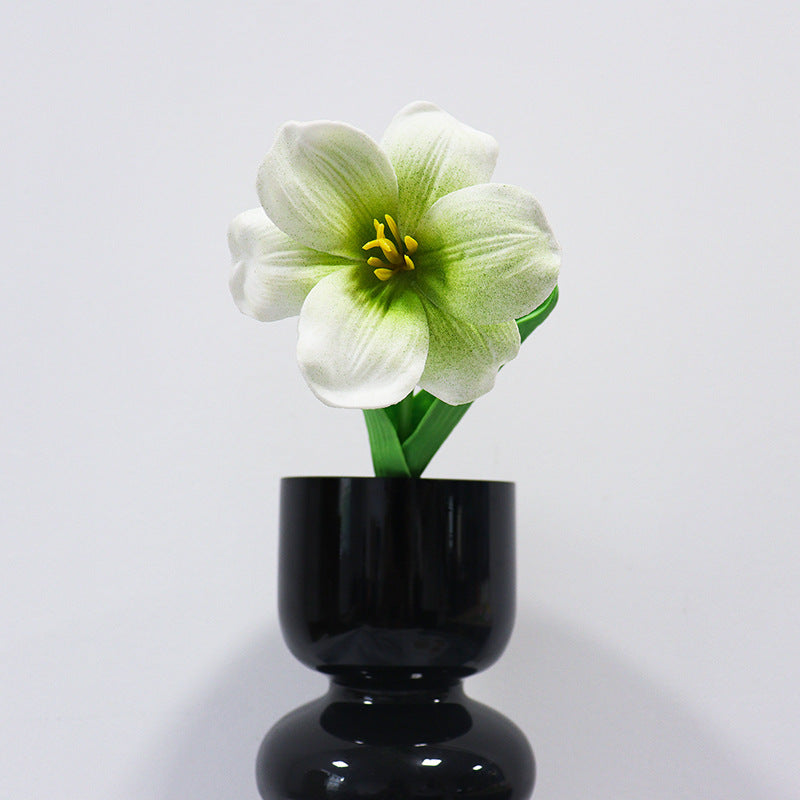 Artificial Magnolia Flower Bouquet Faux Floral Home Wedding Decor