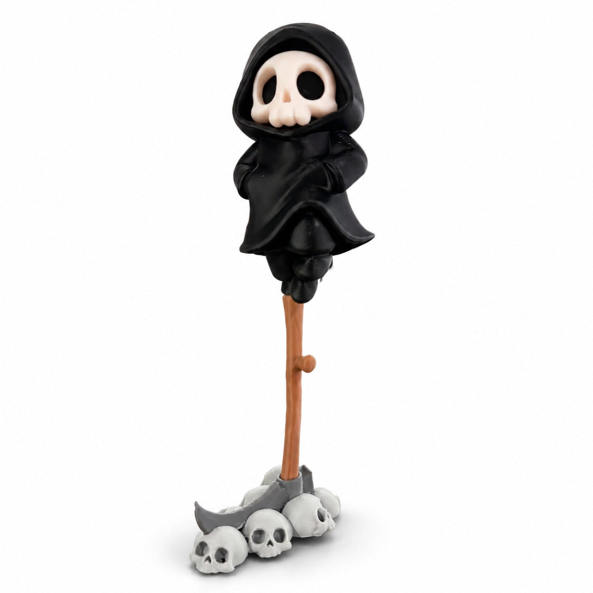 3D Printed Halloween Grim Reaper Decoration Keychain