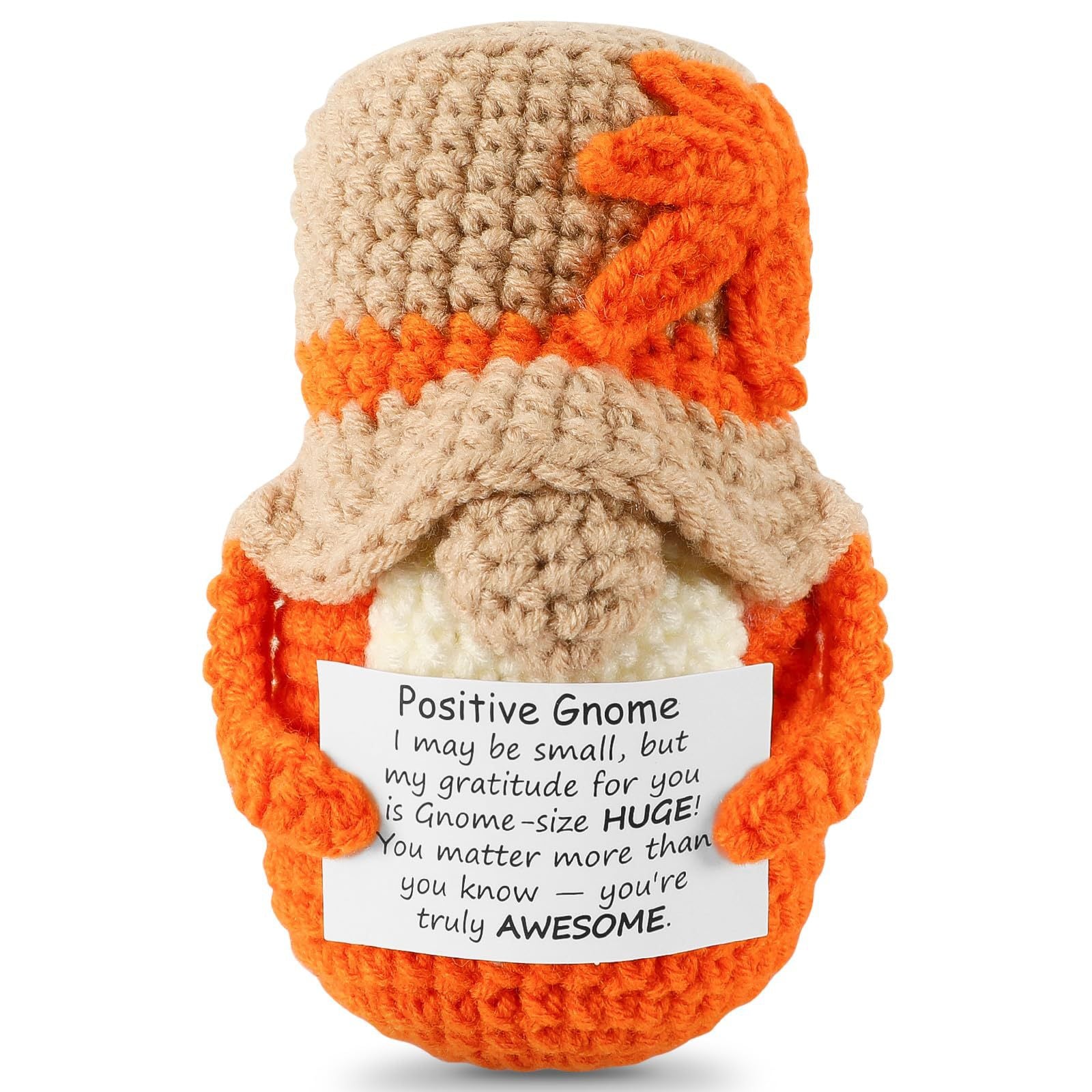 Handmade Crochet Gnome Plush Seasonal Gift Decor