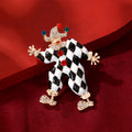 Vintage Circus Clown Brooch Lapel Pin Accessory