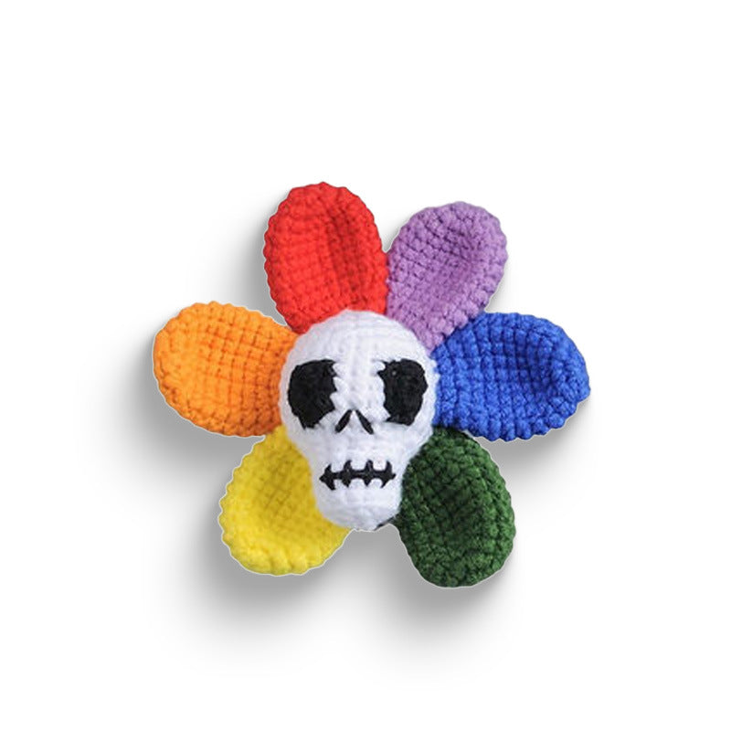 Handmade Crochet Halloween Pumpkin Hanging Ornaments