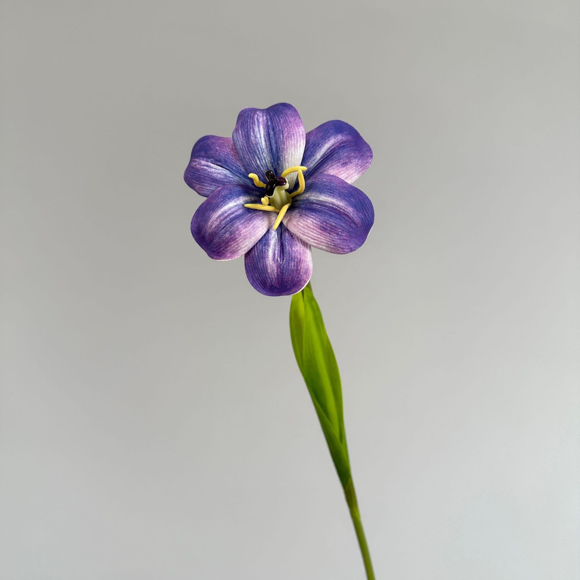 PU Faux Tulip Flower Stem Artificial Floral Home Decor