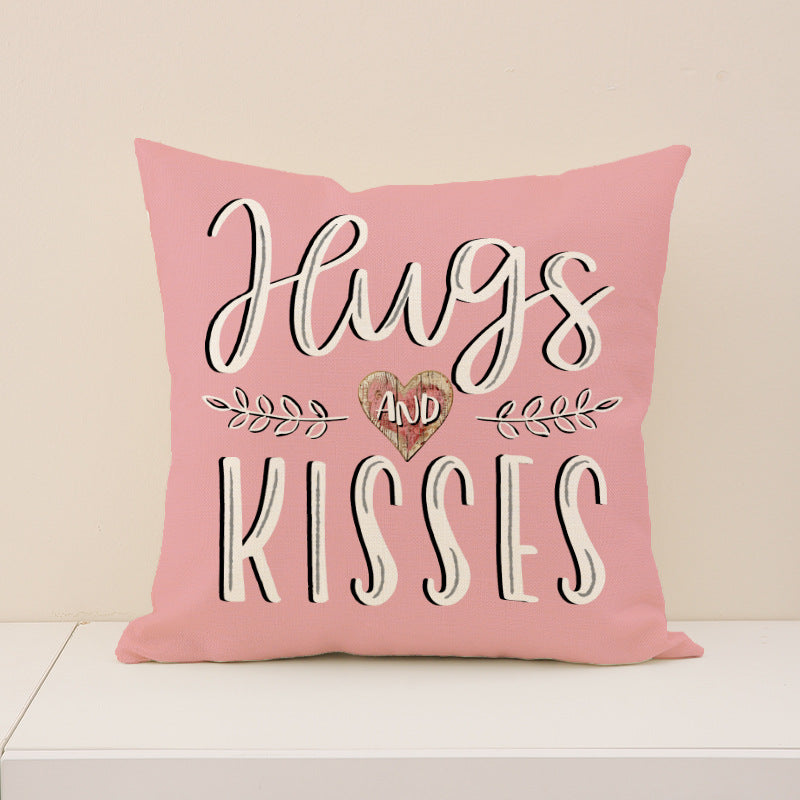 Valentine Pink Love Throw Pillow Covers Romantic Home Decor