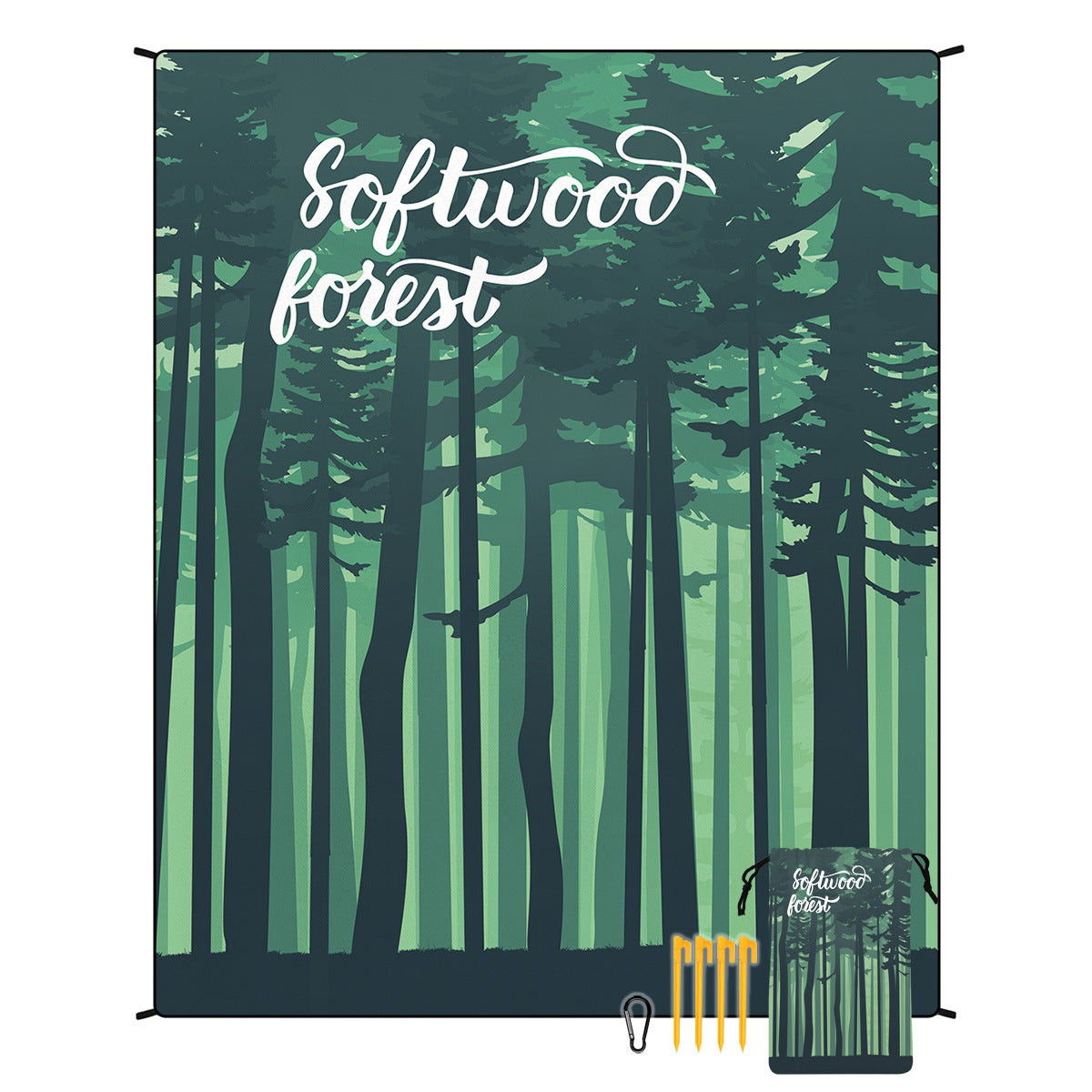 Boho Outdoor Beach Blanket Large Picnic Camping Mat