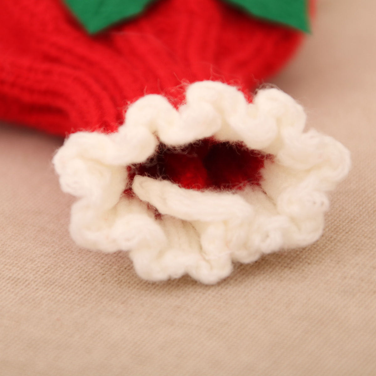Christmas Knit Wine Bottle Cover Holiday Table Decor