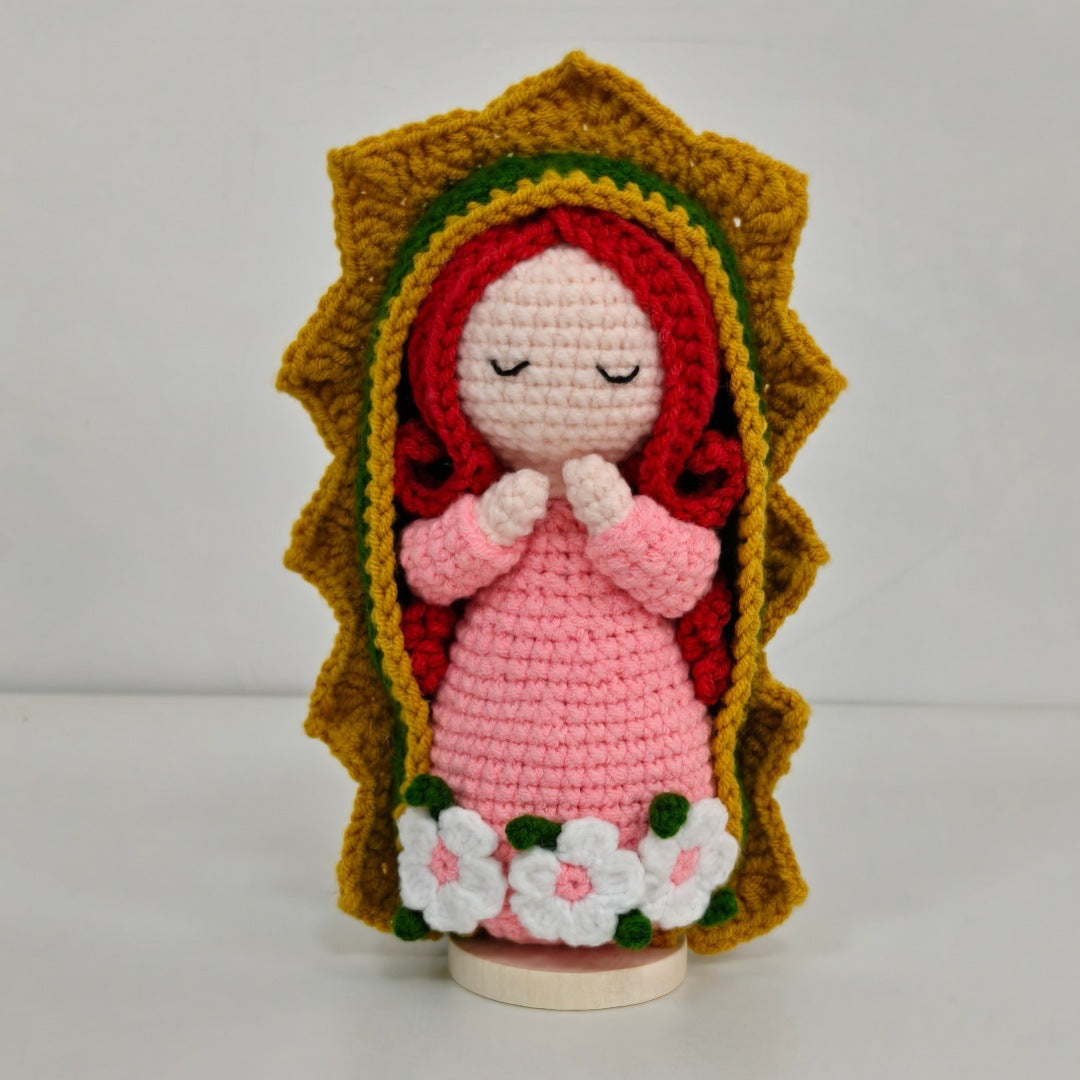 Handmade Crochet Fairy Girl Plush Doll Home Decor Gift