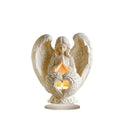 Praying Angel Candle Holder Memorial Heart Wings Home Decor