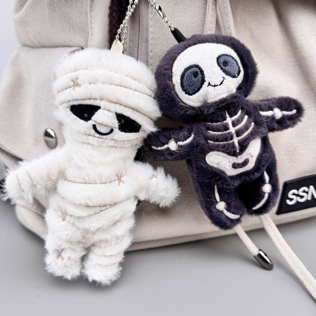 Halloween Mummy Skeleton Plush Hanging Bag Charm