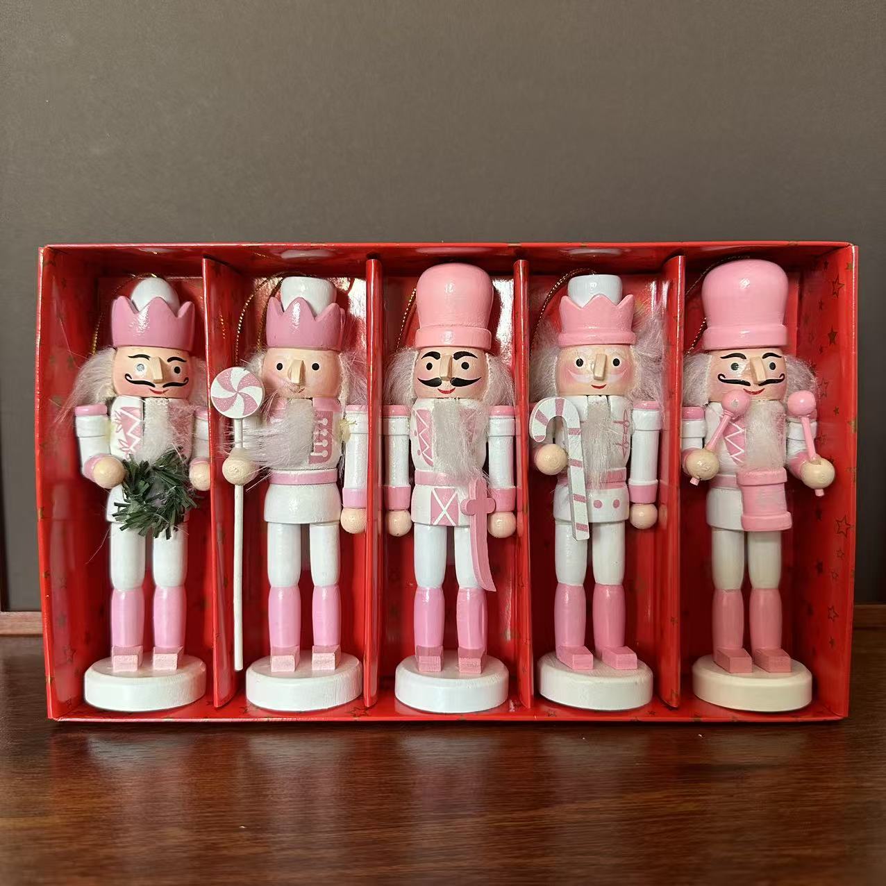 Christmas Nutcracker Wooden Figurine Holiday Table Decor