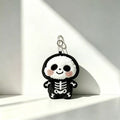 Halloween Skeleton Plush Hanging Bag Charm Keychain