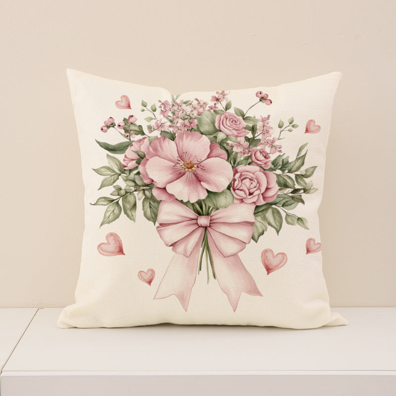 Valentine Pink Love Throw Pillow Covers Romantic Home Decor