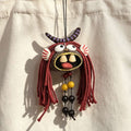 Handmade Tribal Character Bag Charm Keychain