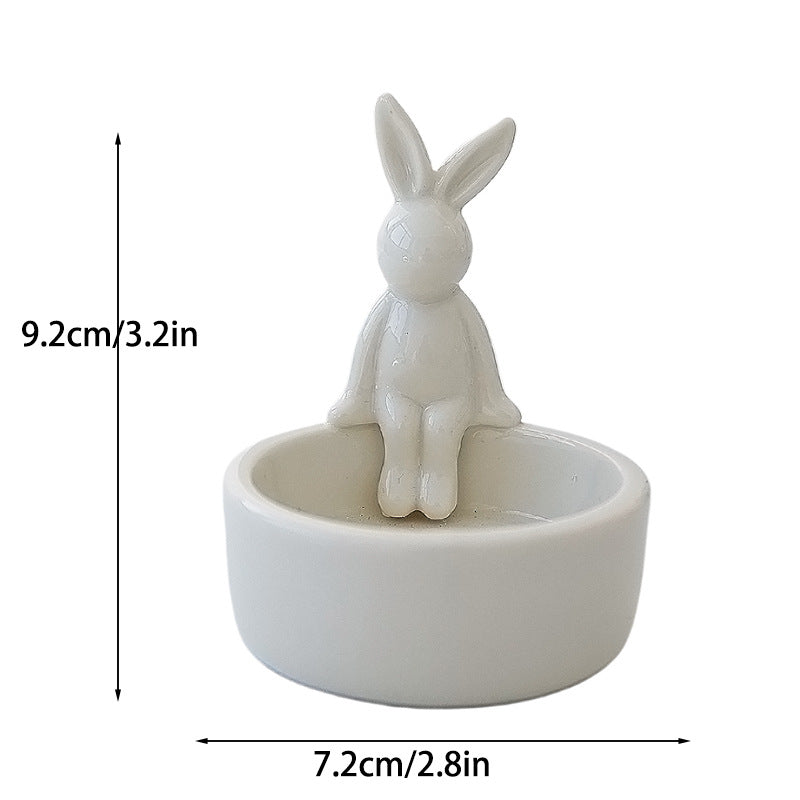 Ceramic Animal Candle Holder Cute Desktop Decor home decor