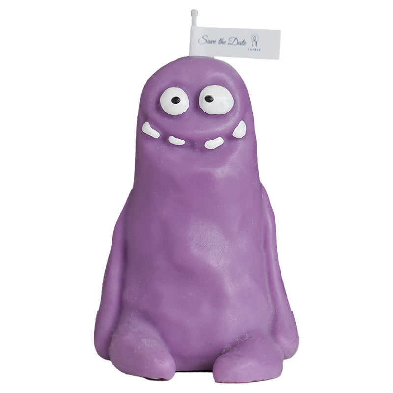Funny Monster Scented Candle Creative Holiday Gift Decor
