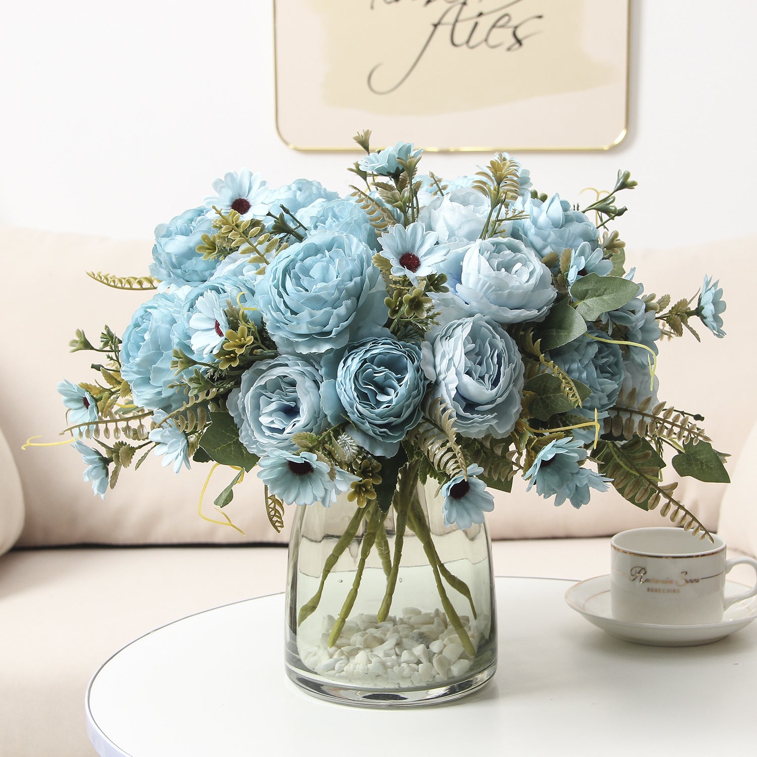 Valentines Premium Ranunculus Rose Bouquet Home Decor