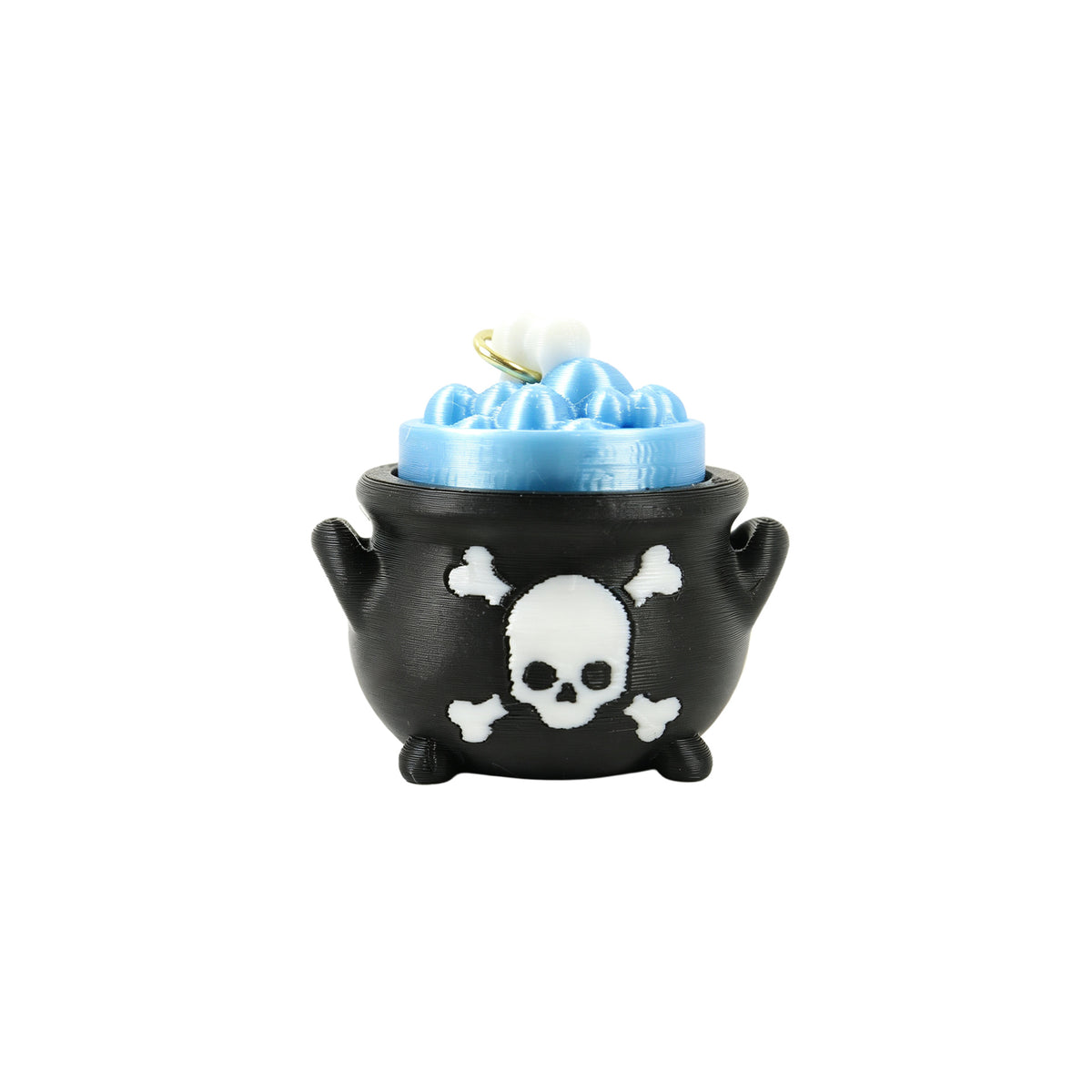 Halloween 3D Printed PLA Keychain Fidget Clicker Pumpkin Ghost Toy