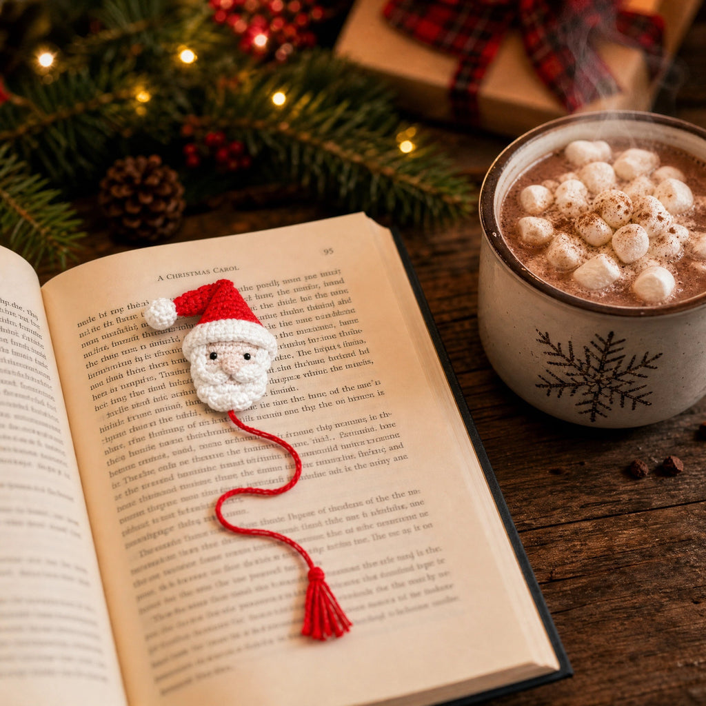 Christmas Handmade Crochet Bookmark