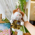 Cute Bunny Plush Keychain Bag Charm Gift Toy
