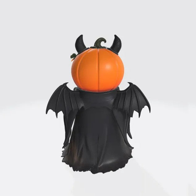 Halloween Pumpkin Devil Resin Figurine Home Decor