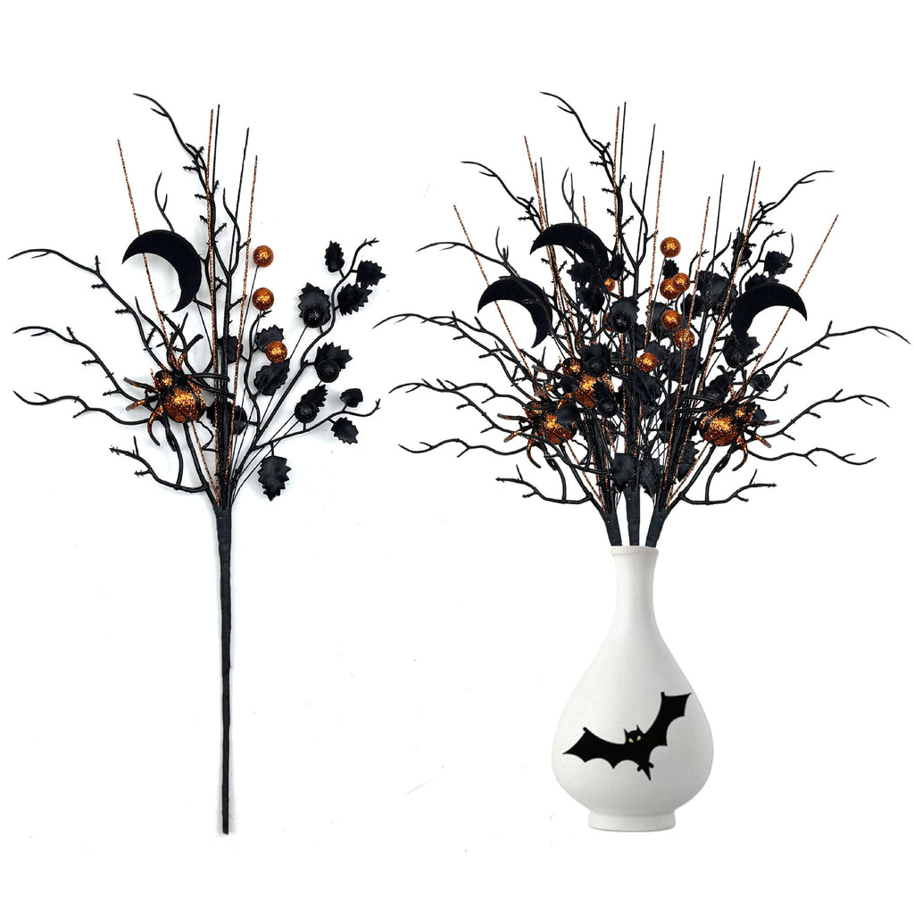 Halloween Black Branch Decorative Stem for Vase